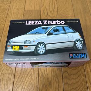 フジミ ダイハツ リーザZ ターボ 未組立 プラモデル 1/24 k-CAR SERIES NO.1 FUJIMI LEEZA Z turbo ディスプレイモデル 