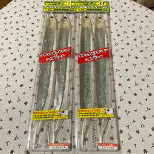 新品未開封2個セット　フィッシュアロー　フラッシュJサーベル11” SW タチウオ型ワーム　クリスタルラメ Fish Arrow