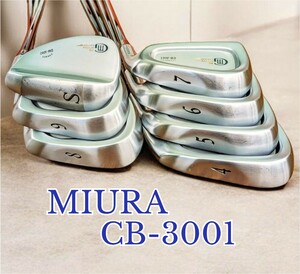 三浦技研・ミウラギケン MIURA GIKEN CB-3001 FORGED 4番～9番 Sw アイアン７本セット SURPASS 