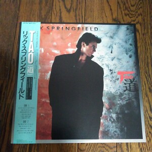 レア　LP レコード　リックスプリングフィールド　TAO　道　rick springfield