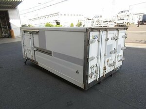 キャンター TKG-FBA20 2t　外し　保冷タイプ　アルミコンテナ　鍵付き　水漏れ無し　来店限定　倉庫としてどうぞ