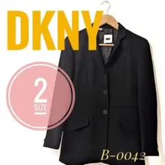 【美品✨】DKNY　ダナキャランニューヨーク　コート　ブラック　アウター　秋物