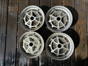 新品センターキャップ付 ルノー サンク キャトル FERGAT 550B×13 FT 純正ホイール 5.5J アルピーヌ RENAULT 5 4 ALPINE WHEEL ４本セット