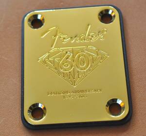 ★Fender DIAMOND ANNIVERSARY 60 ネックジョイントプレート (GC)★