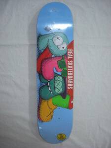 新品 2007 500本限定 REAL × KAWS SKATEBOARD DECK スケートボード デッキ (I-6-9)