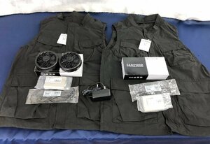 ★中古品★空調服 ファン 電池ケース 二点セット