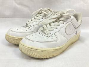 ★NIKE ナイキ★ ホワイト×ホワイト AIR FORCE 1 ナイキ エア フォース ワン 23.0cm 白 レディース ローカットスニーカー 靴 激安 格安