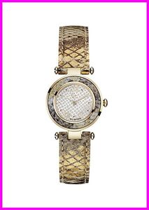 【GUESS　ゲス　GC】Guess Collection レディース　クォーツ　スネークパターン レザーストラップ Y11003L1 　時計