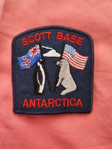 即決　ワッペン　パッチ　スコット基地　 Scott Base Antarctica New Zealand Ross Island ニュージーランド　南極