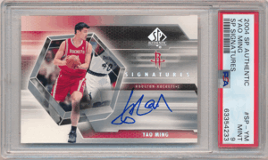 Yao Ming NBA 2004-05 Upper Deck UD SP Authentic SP Signature Auto PSA 9 直筆サイン オート ヤオ・ミン 姚明