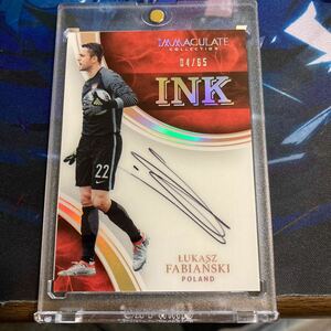 マグホ発送　panini immaculate ink lukasz fabianski ファビアンスキ