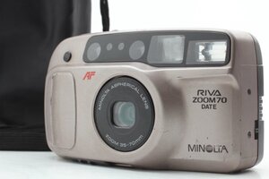 ミノルタ　デジタル　コンパクトカメラ　★ Minolta RIVA Zoom 70 Date Point & Shoot Compact film Camera ★　中古　動作確認済み　良品