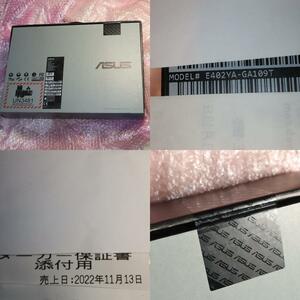 ASUS E402YA-GA109T MD E2-7015 APU SSD : 256GB14インチノートパソコンWindows 10 Home メモリ : 4GB