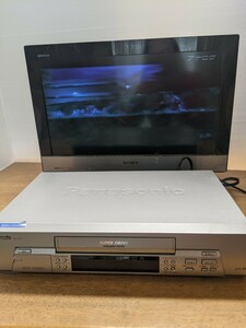 IY0562 Panasonic NV-HV1 SUPERDRIVE VHSビデオデッキ/ビデオデッキ/パナソニック/2000年製 本体のみ 動作品 現状品