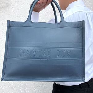 女子ウケ抜群】クリスチャンディオール 2451 Christian Dior ● BOOK TOTE ブックトート ● メンズ ビジネスバッグ トートバッグ A4可 1円