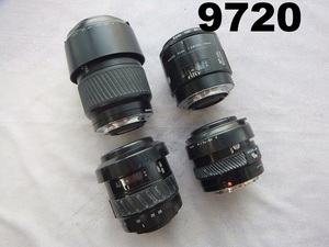 ■FK-9720◆ミノルタ　AFレンズまとめ売り　AF　MACRO 50mm 1:2.8(32)　APOTELE ZOOM 100-300mm 1:4.5-5.6　20241218