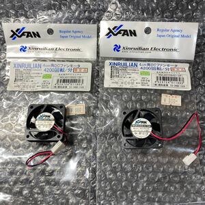 パソコンパーツ ファン XFAN RDL4010S 4cm 2ピン 2個、T＆T 4010M12S 4cm 2ピン 2個、合計4個セット おそらく新品未使用