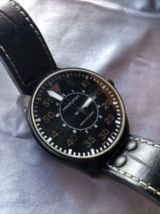 HAMILTON KHAKI PILOT H647850 47MM MEN’S WATCH 海外 即決