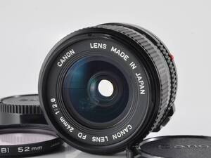 [良品]Canon (キヤノン) NEW FD 24mm F2.8 整備済 (53500)