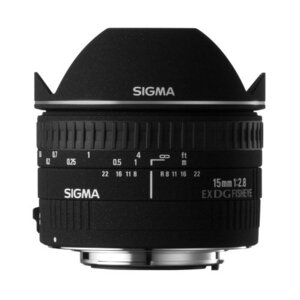 SIGMA 単焦点魚眼レンズ 15mm F2.8 EX DG DIAGONAL FISHEYE ソニー用 フルサイズ対応(中古品)　(shin