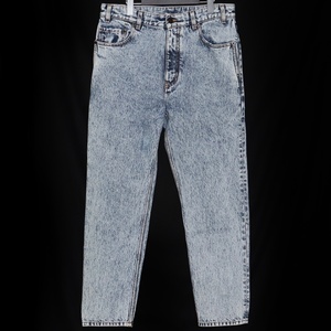 SAINT LAURENT ウォッシュド加工ケミカルデニムパンツ サイズ27 インディゴ 681376 サンローラン ジーンズ denim pants 22ss