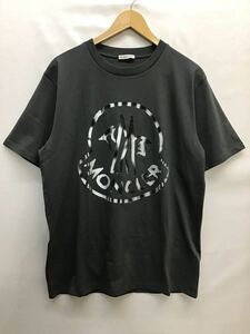 20240305【MONCLER】モンクレール MAGRIA MANICHE CORTE Tシャツ 半袖カットソー M ロゴ グレー I10938C00018