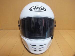 美品 Arai アライ ラパイド・ネオ RAPIDE-NEO 白/ホワイト サイズXL(61・62cm) フルフェイスヘルメット