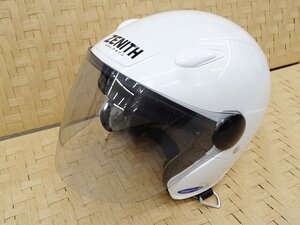 ☆売り切り☆YAMAHA ヤマハ ZENITH SF-7 Ⅱ LeaWinds バイクヘルメット ホワイト フリーサイズ 57～59cm 現状品