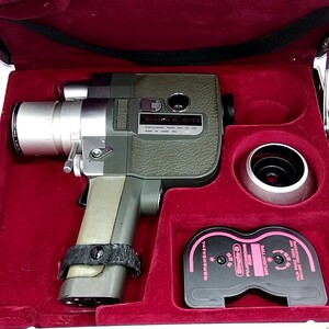 コニカ KONICA ８ミリビデオカメラ SINGLE－８ 6-TL ショルダーケース 　現状品