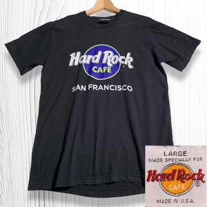 ハードロックカフェ Tシャツ サンフランシスコ USA製 米国製 黒 Lサイズ