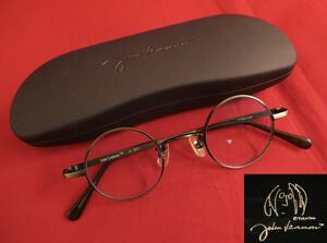 ジョン レノン john lennon 眼鏡 メガネ サングラス JL 1051 40 口 24-143 丸眼鏡 Beatles ビートルズ チタン 