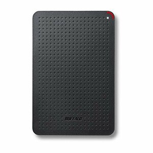 【中古】BUFFALO 耐衝撃 日本製 USB3.1(Gen1) ポータブルSSD 480GB [HDDより速い/強い] SSD-PL480U3-BK 【PS4/PS4 Pro メーカー動作確認済