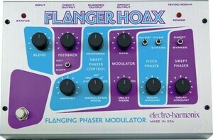 エレハモ FlangerHoax フランジャーコーラス ギターベースエフェクター EHX フィルターワウトレモロイコライザーアンプシールド空間系