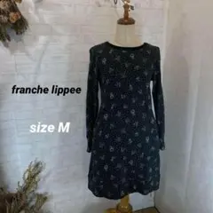 franche lippee【M】オールアニマル柄チュニック/ドット　体型カバー