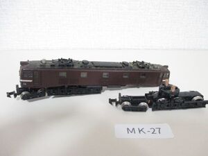 CMK27 ジャンク/現状渡し TOMIXトミックス Nゲージ 2130 国鉄EF58形電気機関車 茶色・Hゴム窓 TOMYトミー 鉄道模型 車両