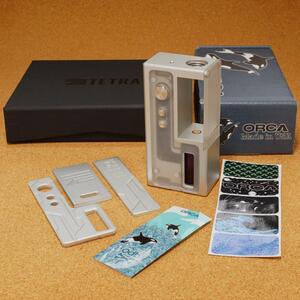 ■JB MFG+Design｜Orca - Aluminum + TETRA｜Panels set [Authentic] 中古・美品 Vape DNA60 Boro AIO Mod BB ハイエンド 電子タバコ