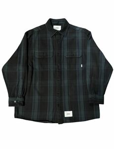 WTAPS ダブルタップス 【売り切り1円スタート】212QDT-SHM05 LS / COTTON. FLANNEL. TEXTILE