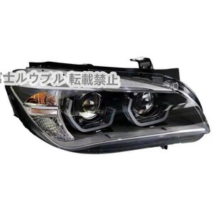 ★新型★ 高品質 BMW E84 X1 2009-2015 双投影バルブ付き LED ヘッドライト