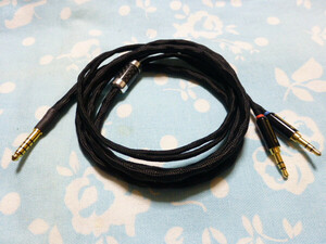 T1 2nd 3rd MDR-Z7 Z1R MOGAMI 2799 八芯 ブレイド編 4.4mm5極 (コンパクト仕上) 135cm JVC HA WM90-B HA-SW01 WM1A 1Z Fiio M17 ZEN DAC