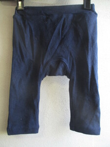 【西松屋】 ズボン ベビー服 サイズ:60-70 色:ネイビー 身丈:35 身幅:21/MAS