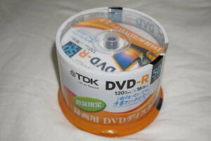 ★　TDK　★　120分　1～16倍速　DVD-R　50枚入　CPRM対応　【 DR120DFLC50PUD 】