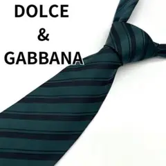 DOLCE & GABBANA ドルガバ シルク ネクタイ ストライプ