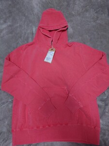 キムタク着　木村拓哉着　BEAMS別注　REMI RELIEF Sweat Pullover Hoodie pink M 新品未使用　タグ付き　ヴンテージ加工