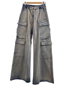 RICK OWENS DRKSHDW◆DOUBLE CARGO JUMBO BELAS/ボトム/S/デニム/IDG/DU02D2398-SKY