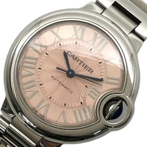 カルティエ Cartier バロン ブルー ドゥ カルティエ 33mm W6920100 SS 腕時計 レディース 中古