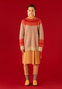 未使用 21AW FUMIE=TANAKA (フミエタナカ) nordic mohair Knit / ノルディック モヘヤニット / ユニセックス