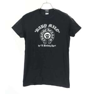 CHROME HEARTS×A BATHING APE クロムハーツ×アベイシングエイプ Horseshoe Tee ホースシュープリントTシャツ ブラック M IT4E5VG658OG