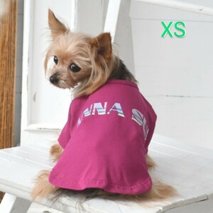 新品タグ付き　ANNA SUI　XS　犬　服　アナスイ　ドッグウェア　ロゴTシャツ　送料無料　ペット服　小型犬