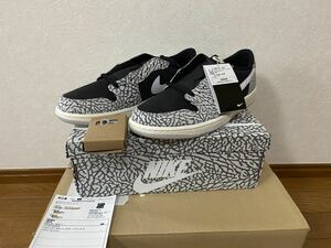 ★新品★ 29cm Nike WMNS Air Jordan 1 Retro Low OG Black Cement US12 29.0cm CZ0775-001 ナイキ ジョーダン ブラック セメント