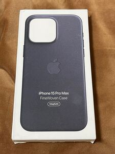 Apple アップル 純正 ☆ iPhone 15 Pro Max ファインウーブンケース・ブラック ☆ 新品